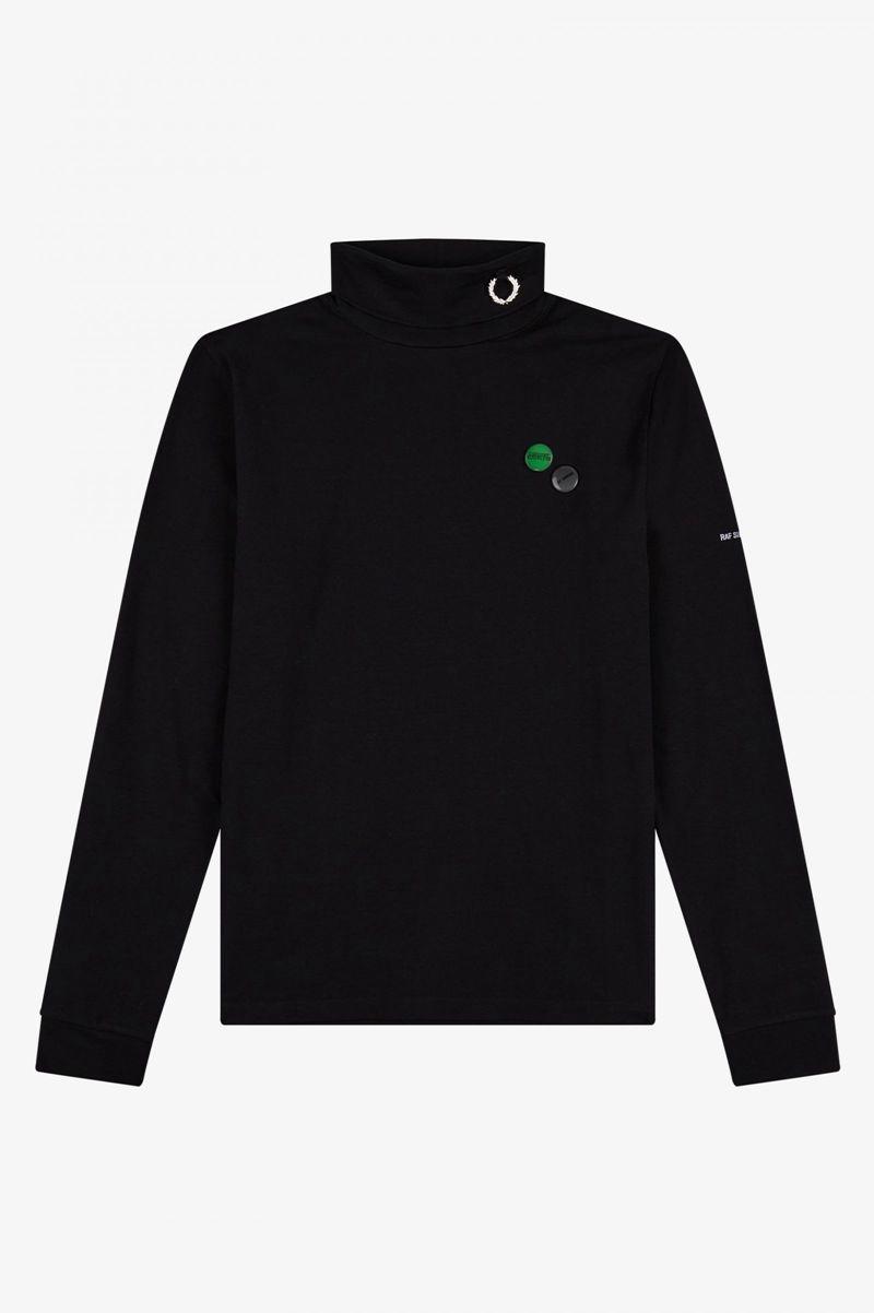 Black Fred Perry SM1951 Men's T Shirts | PH 1760BEXC